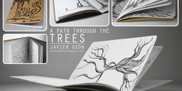 The Sketchbook Project 2012 II –  A path through the trees