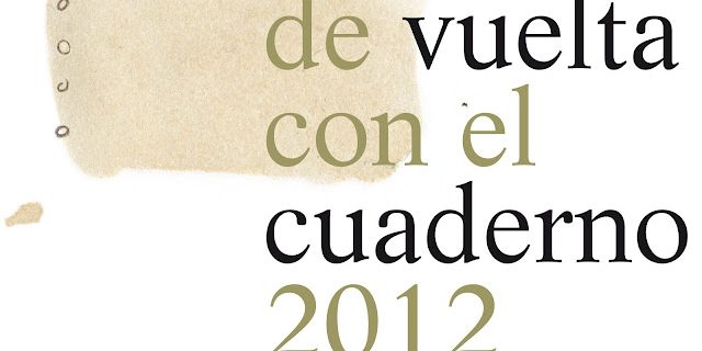Curso de verano DE VUELTA CON EL CUADERNO 2012
